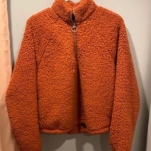 Hollister Quarter Zip Sherpa